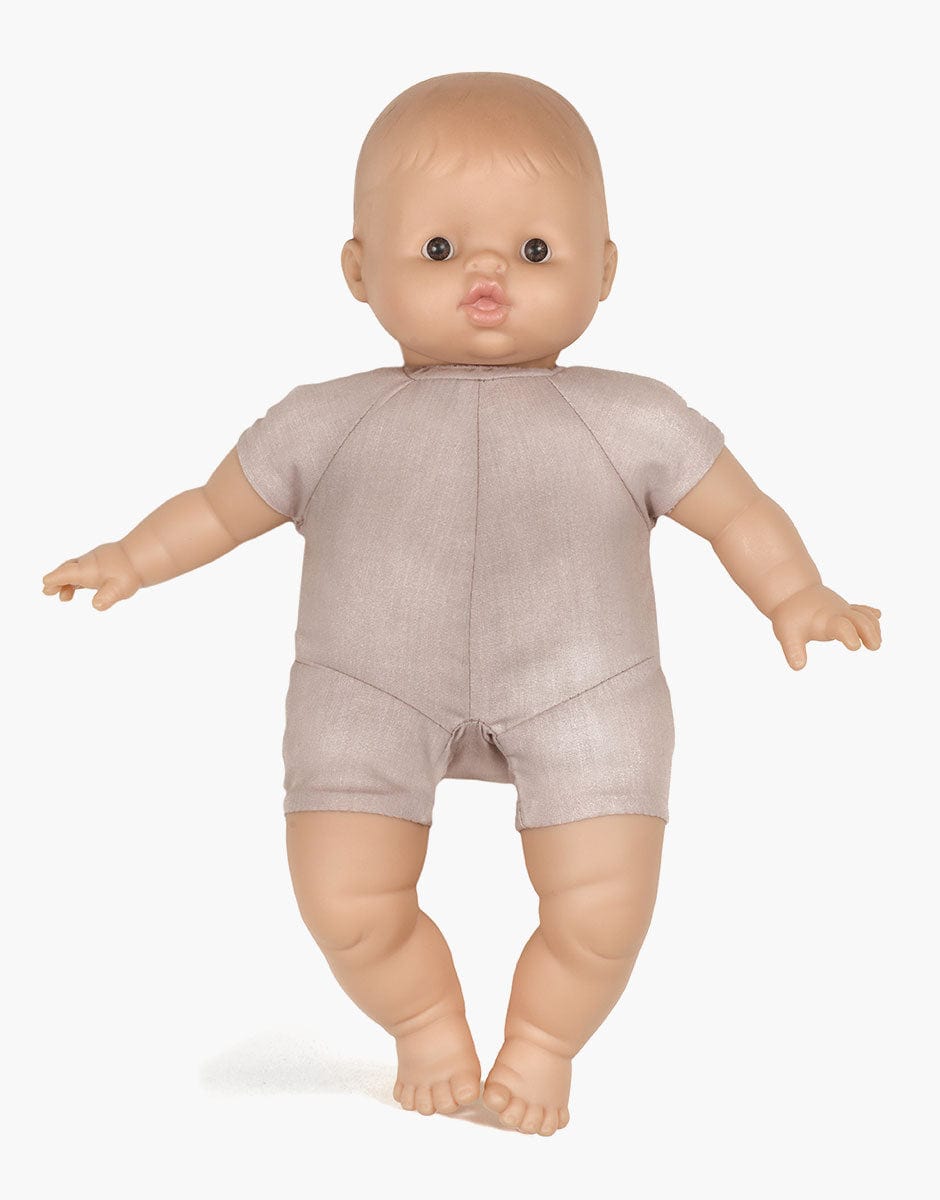 Alice Pink Gingham Soft Body Minikane Doll | Minikane