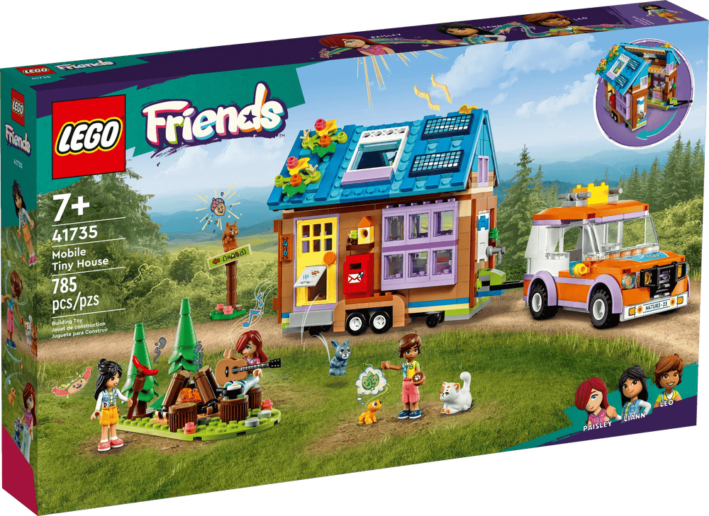 LEGO Friends 41726 Vacanza in Campeggio, Camper Giocattolo e Macchina,  Giochi per Bambina e Bambino 4+ Anni, Idea Regalo - LEGO - LEGO Friends -  Edifici e architettura - Giocattoli