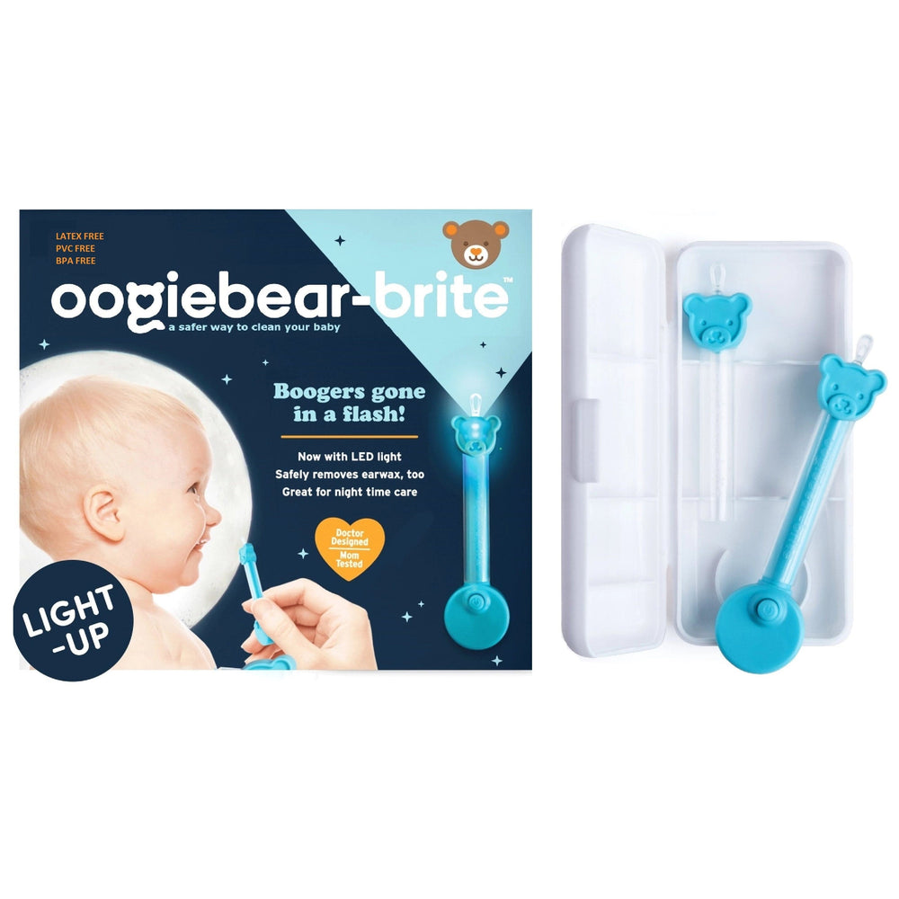oogiebear Bulb Aspirator Handheld Baby Nose Cleaner for Newborns, Infants,  and Toddlers - Raspberry