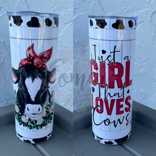 Just A Girl Who Loves Horses Insulated Tumbler With Handle - Temu