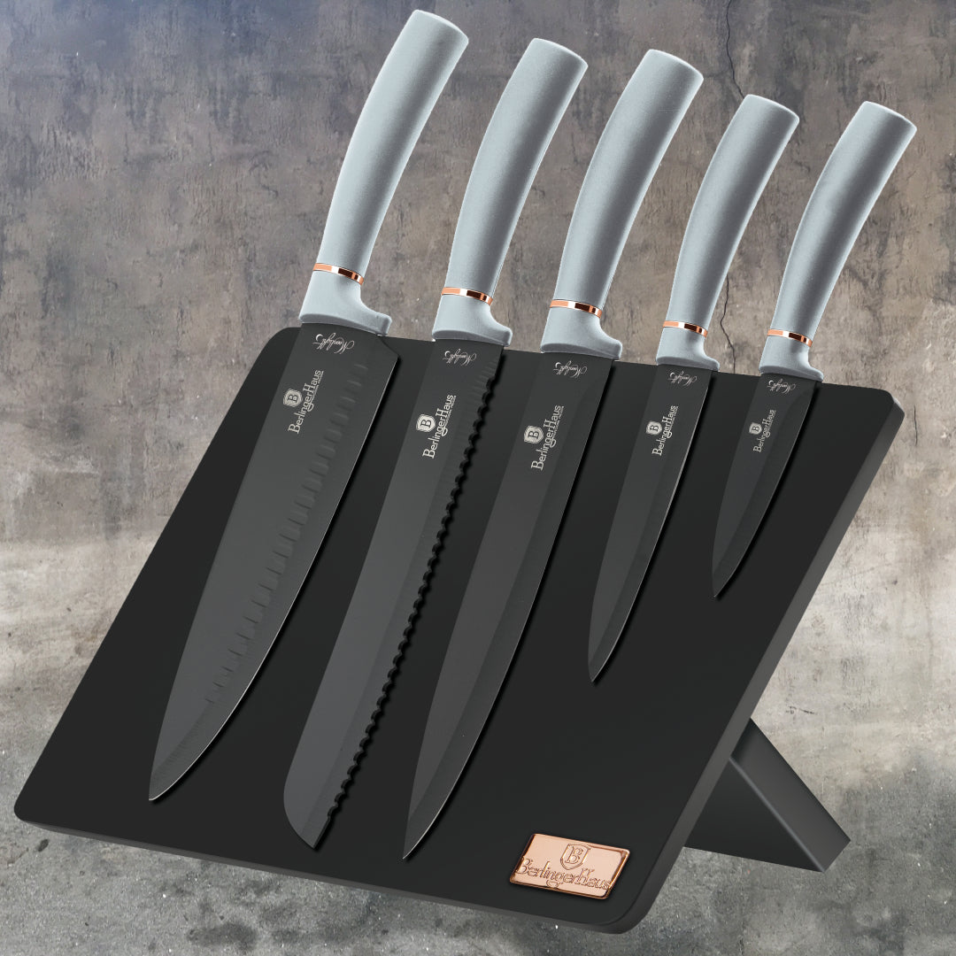 Berlinger Haus 6 Piece Kitchen Knife Set With Non-slip Handles