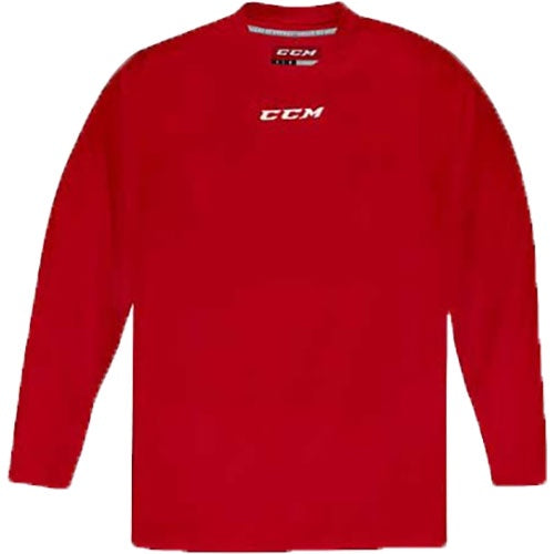 CCM Quicklite 60000 Red/White Custom Practice Hockey Jersey