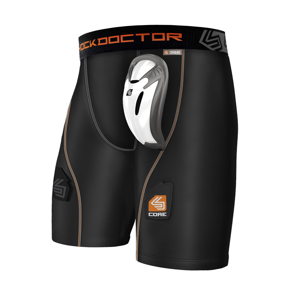 Dick's Sporting Goods Shock Doctor Women's Loose Hockey Shorts with Pelvic  Protector