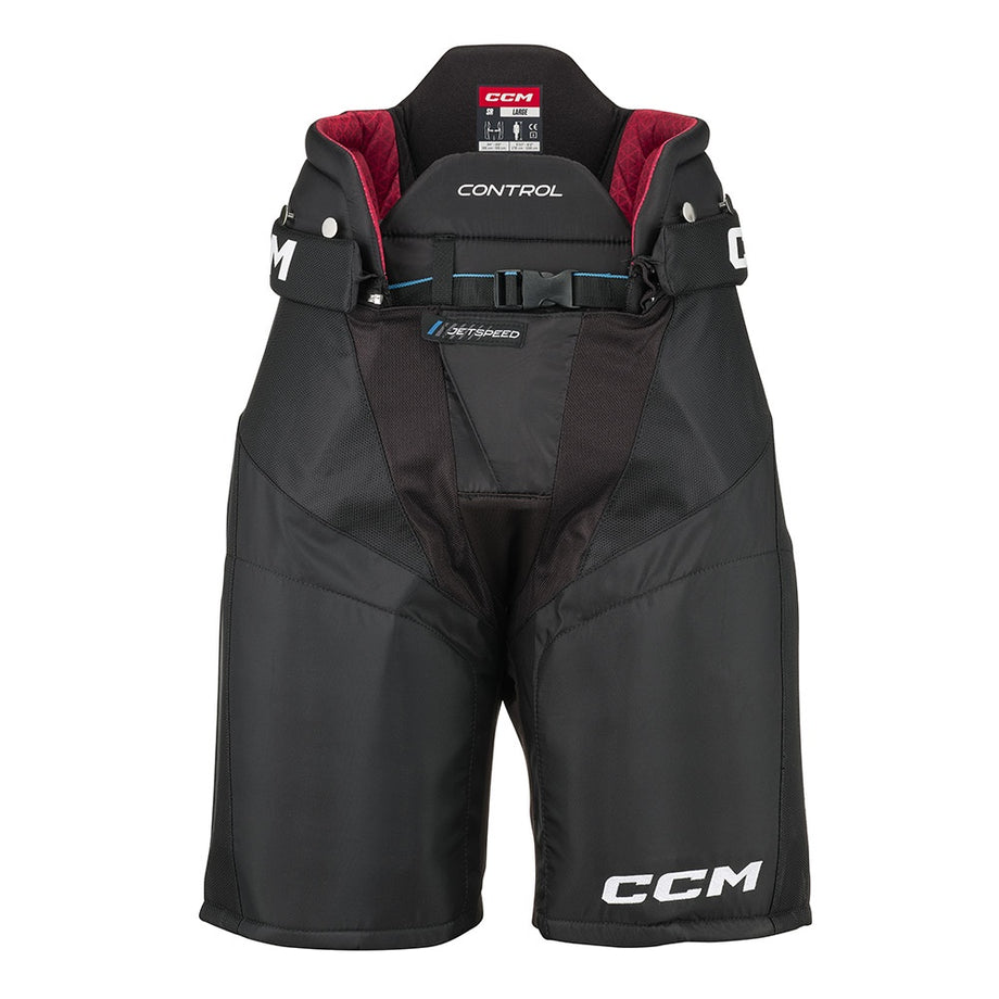  CCM HPFT6PRO SR JS Hockey Pants Black M : Sports