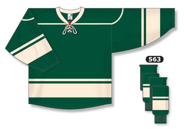 Minnesota Wild adidas Authentic Green Practice Jersey - Minnesota