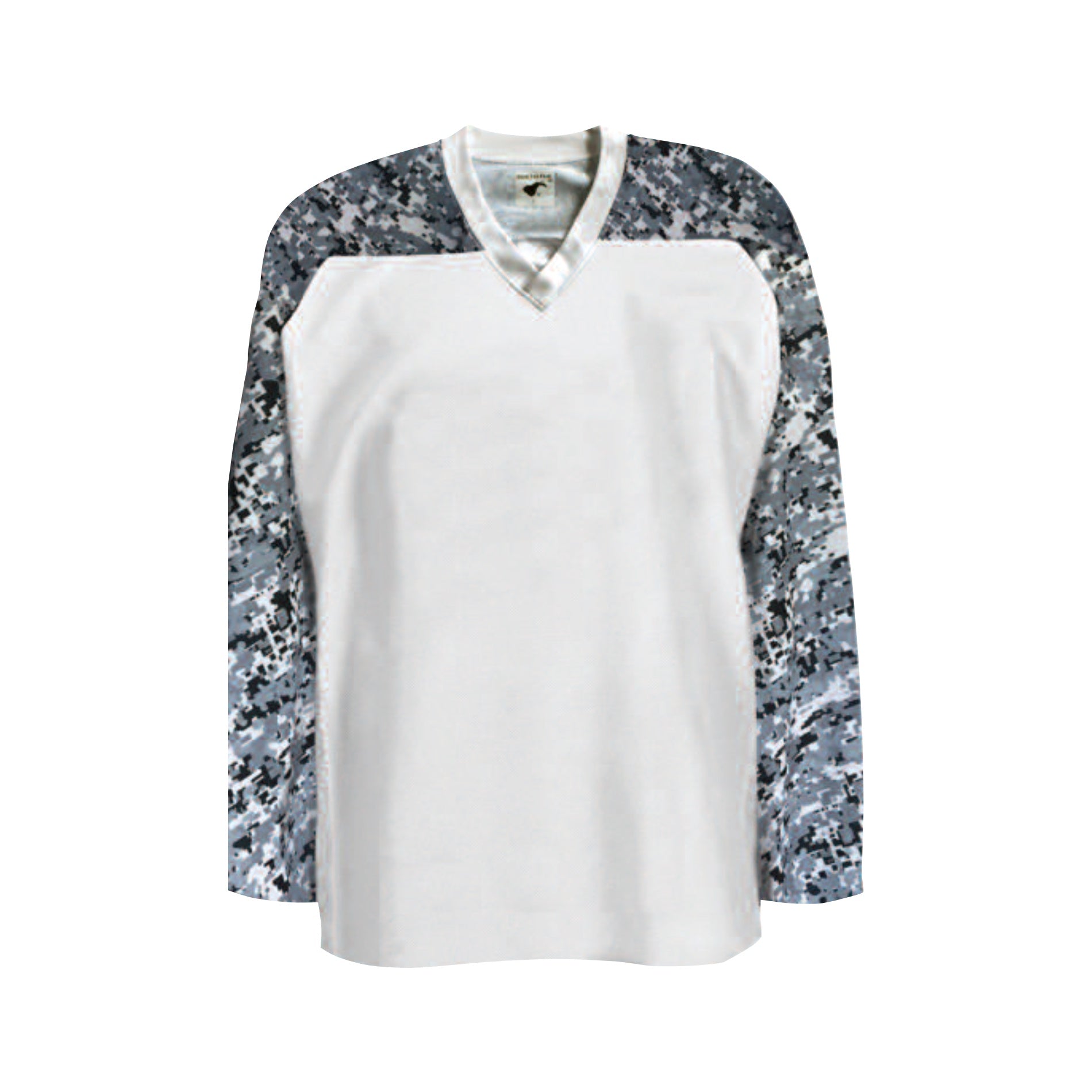 snow camo hockey jersey