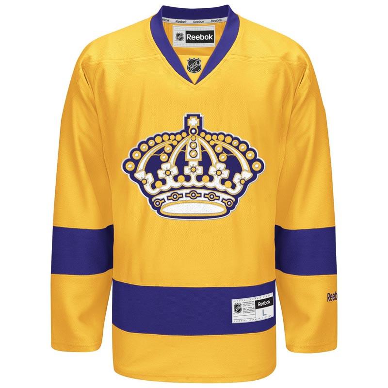 los angeles kings yellow jersey