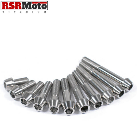 m10 tapered head titanium bolts