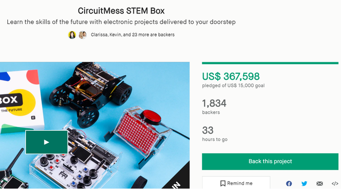STEM Box's Kickstarter is coming to an amazing end, all thanks to you folks!
