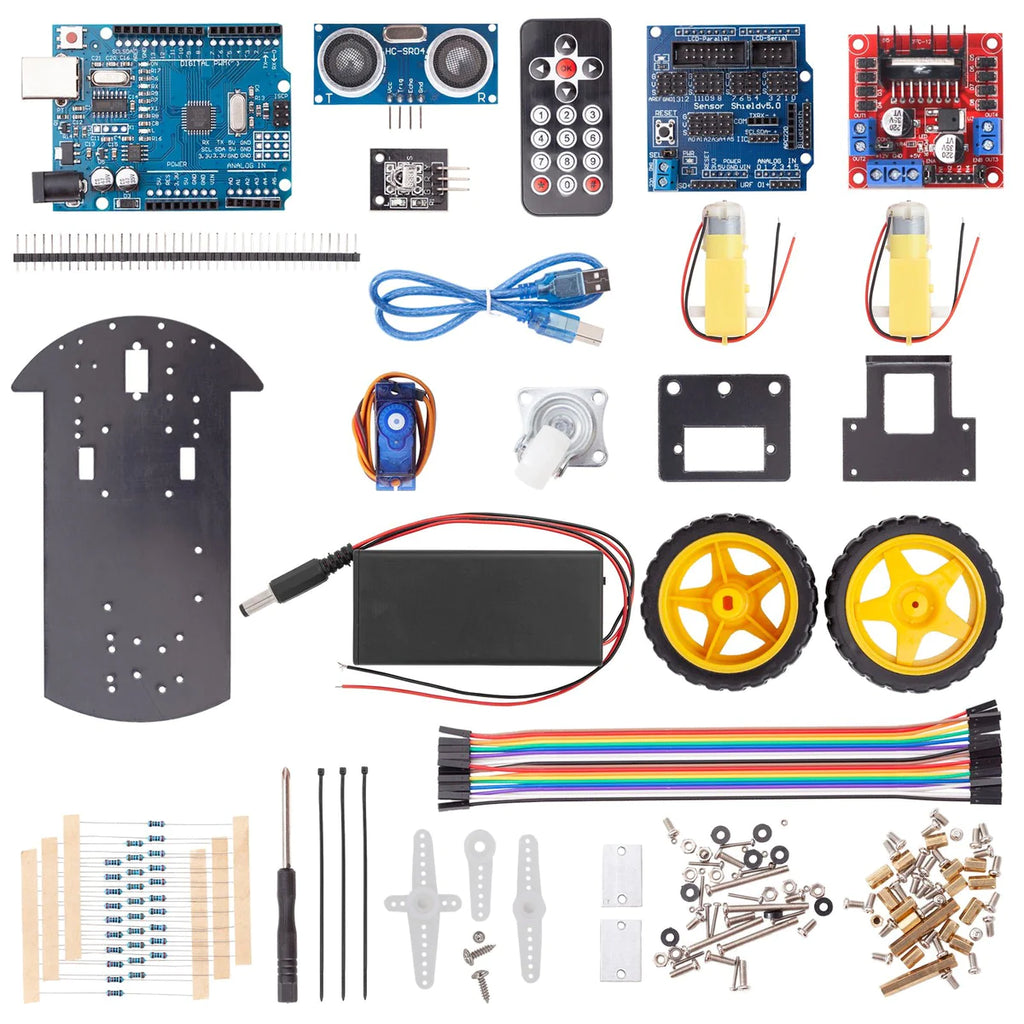 AZ Delivery Robot Car kit - parts and components