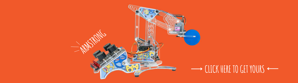 Armstrong robotic arm stem toy