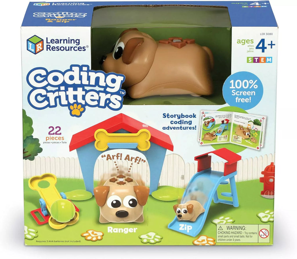 Coding Critters - educational toy for kids to start coding
