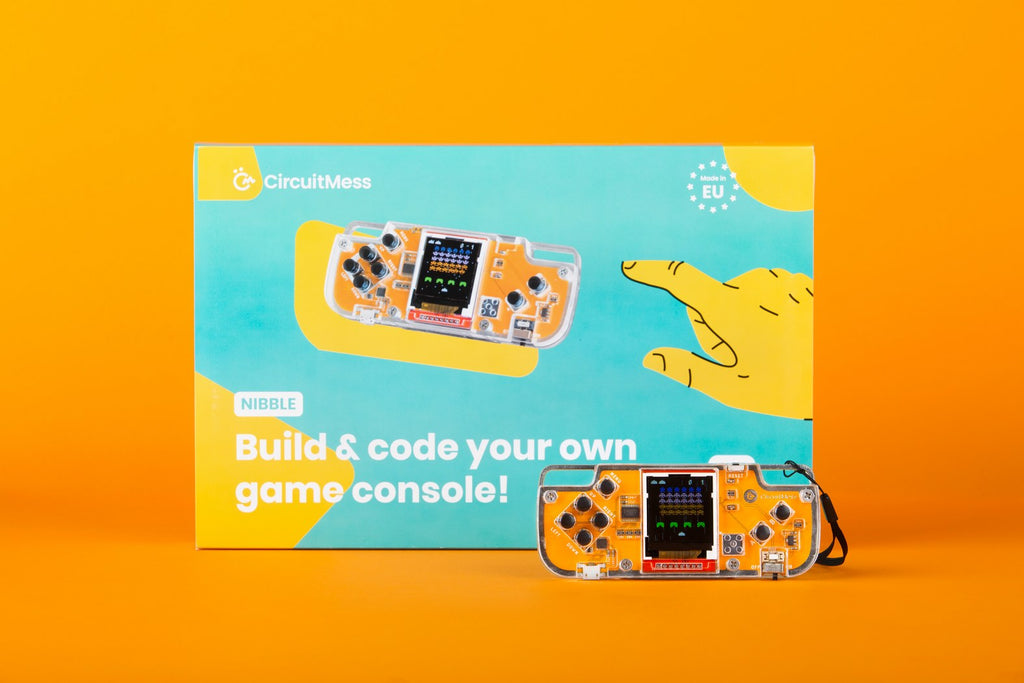 DIY birthday gift ideas for kids - CircuitMess Nibble game console