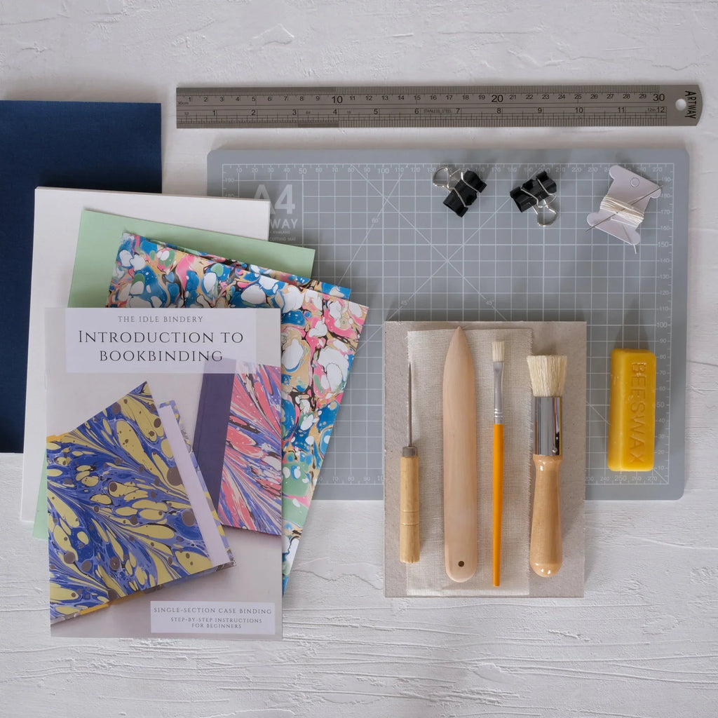 DIY birthday gift for kids - bookbinding kit