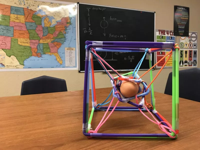 Egg drop project is one of the most popular no-prep STEM projects for kids