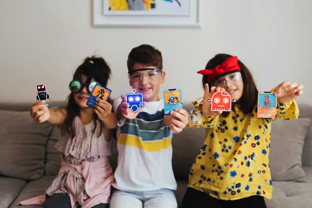 Kids with Wacky Robots electronics projects
