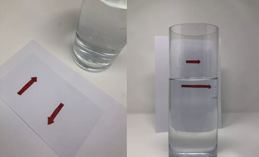 Light refraction experiment for kids - no-prep STEM activity