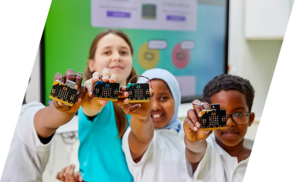 micro:bit programmable electronics device for kids