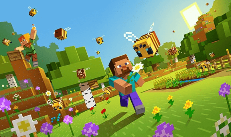 Minecraft - game for kids programmed in Java coding language