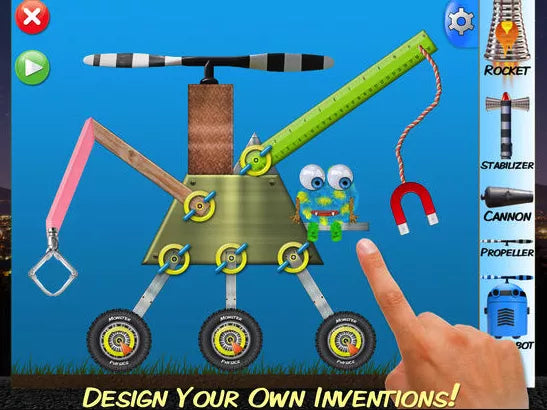 Monster Physics - educational mobile game for kids