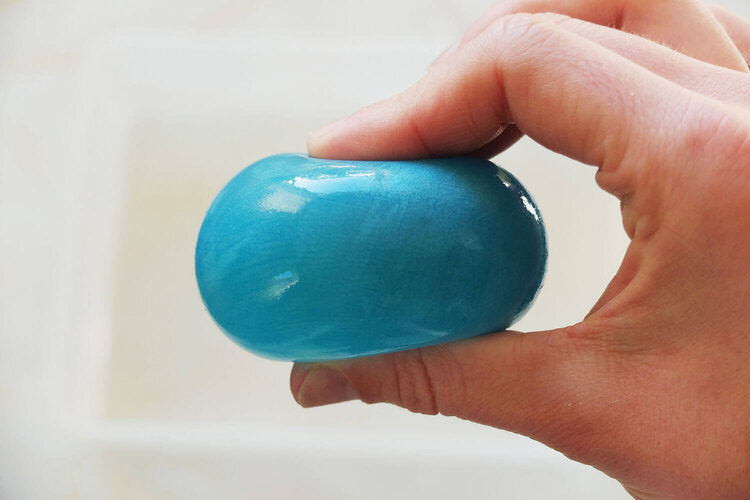 Rainbow rubber egg is one of the easiest no-prep STEM experiments