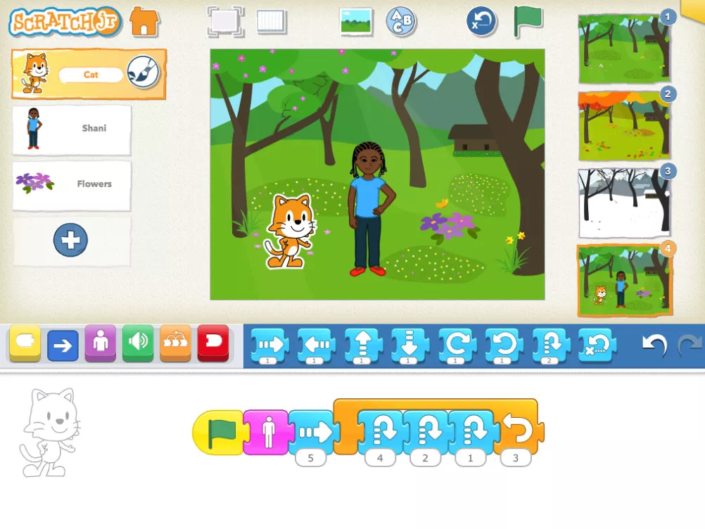 ScratchJr educational coding app for kids