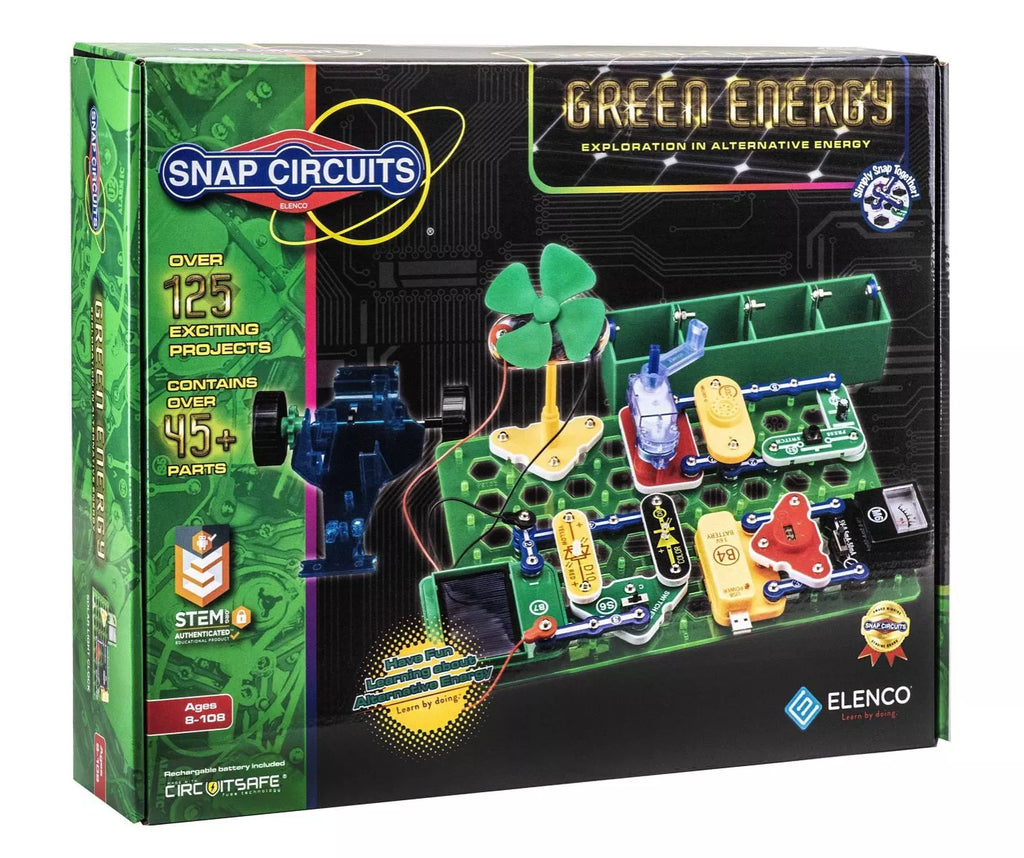Snap Circuits Green Energy educational toy kit for 9-year-old boys