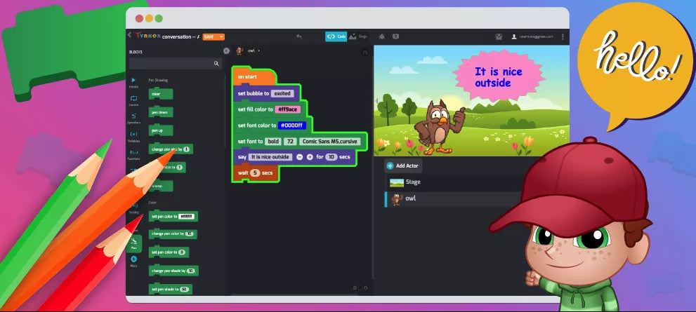 Tynker coding app for young children