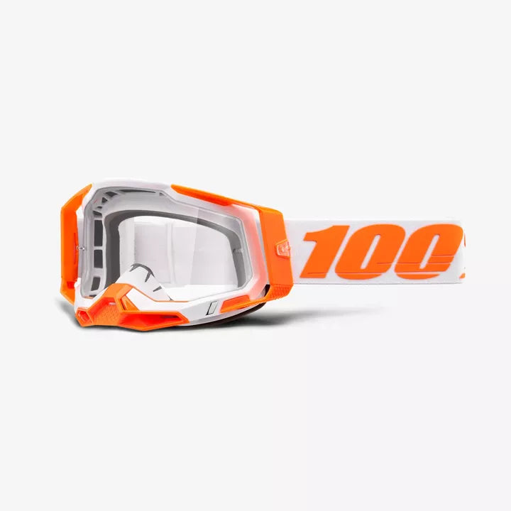100 Percent Racecraft 2 Goggle Orange Clear Lens
