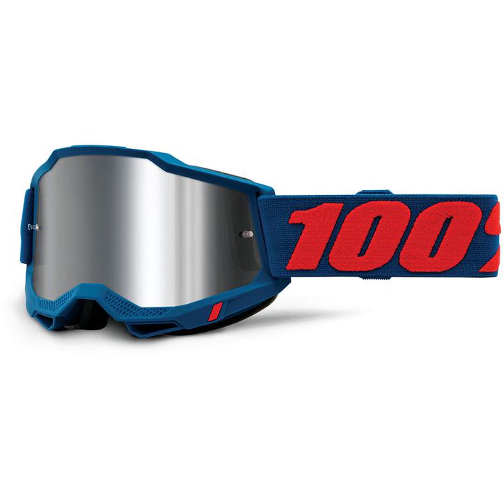 100 Percent Accuri2 Goggle Odeon Flash Silver Lens