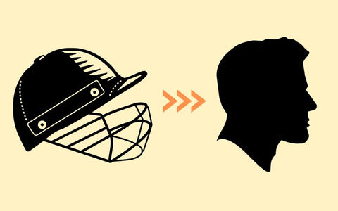 How to measure Cricket Helmet Size