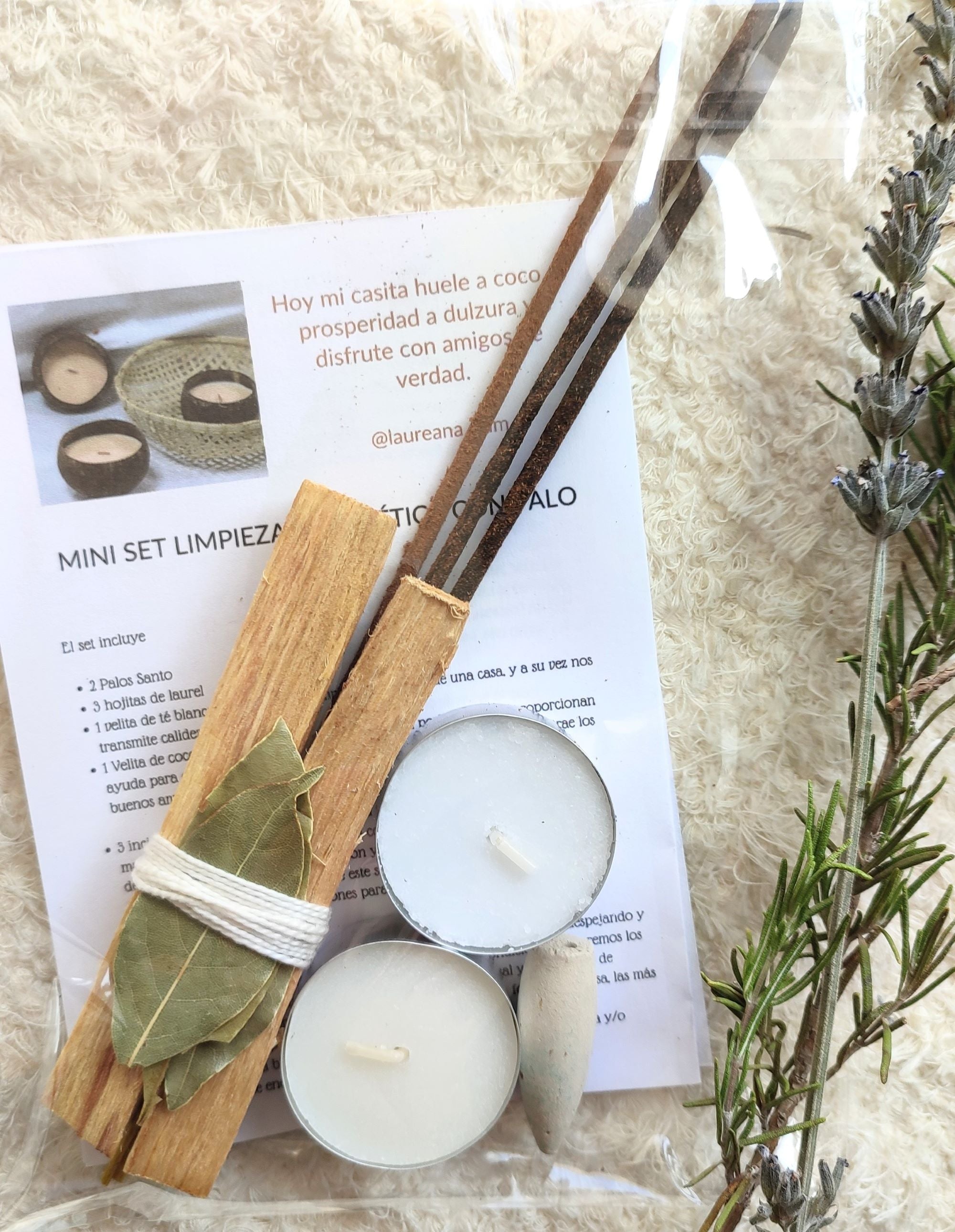 kit Propósitos y limpieza energética con Palo santo para prosperidad y –  Vibrobonito