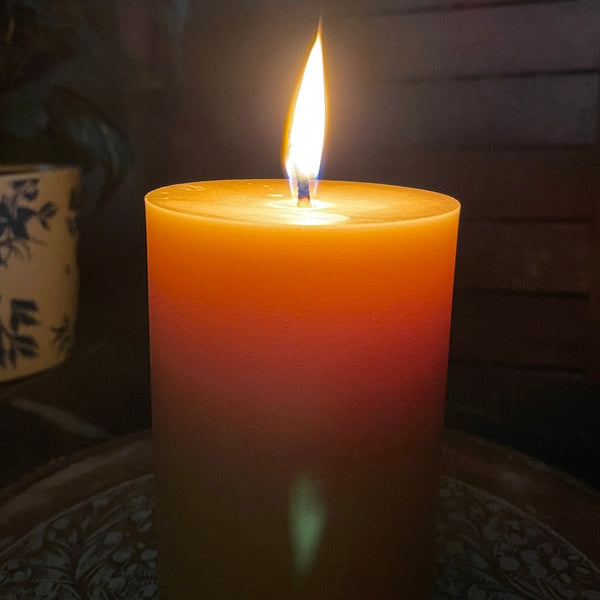 Three ( 3 ) days of darkness beeswax candle. 100 beeswax Happy Flame