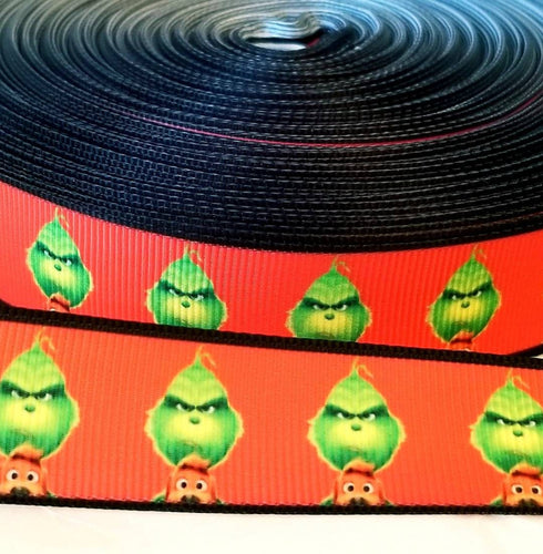 7/8 Grinch Christmas Ribbon – karenskrafterscorner