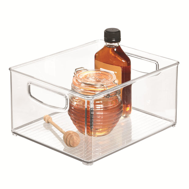 InterDesign Linus Pantry Organizer Bin, Clear