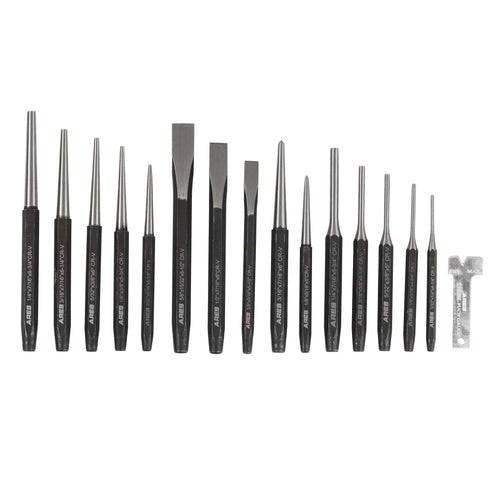9 Piece Roll Pin Punch Set Sizes 1/16 to 3/8 — Taylor Toolworks
