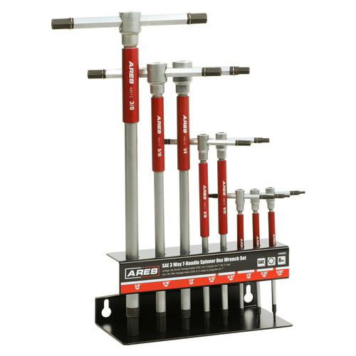 8-Piece Metric 3-Way T-Handle Spinner Hex Allen Key Wrench Set – ARES Tool,  MJD Industries, LLC