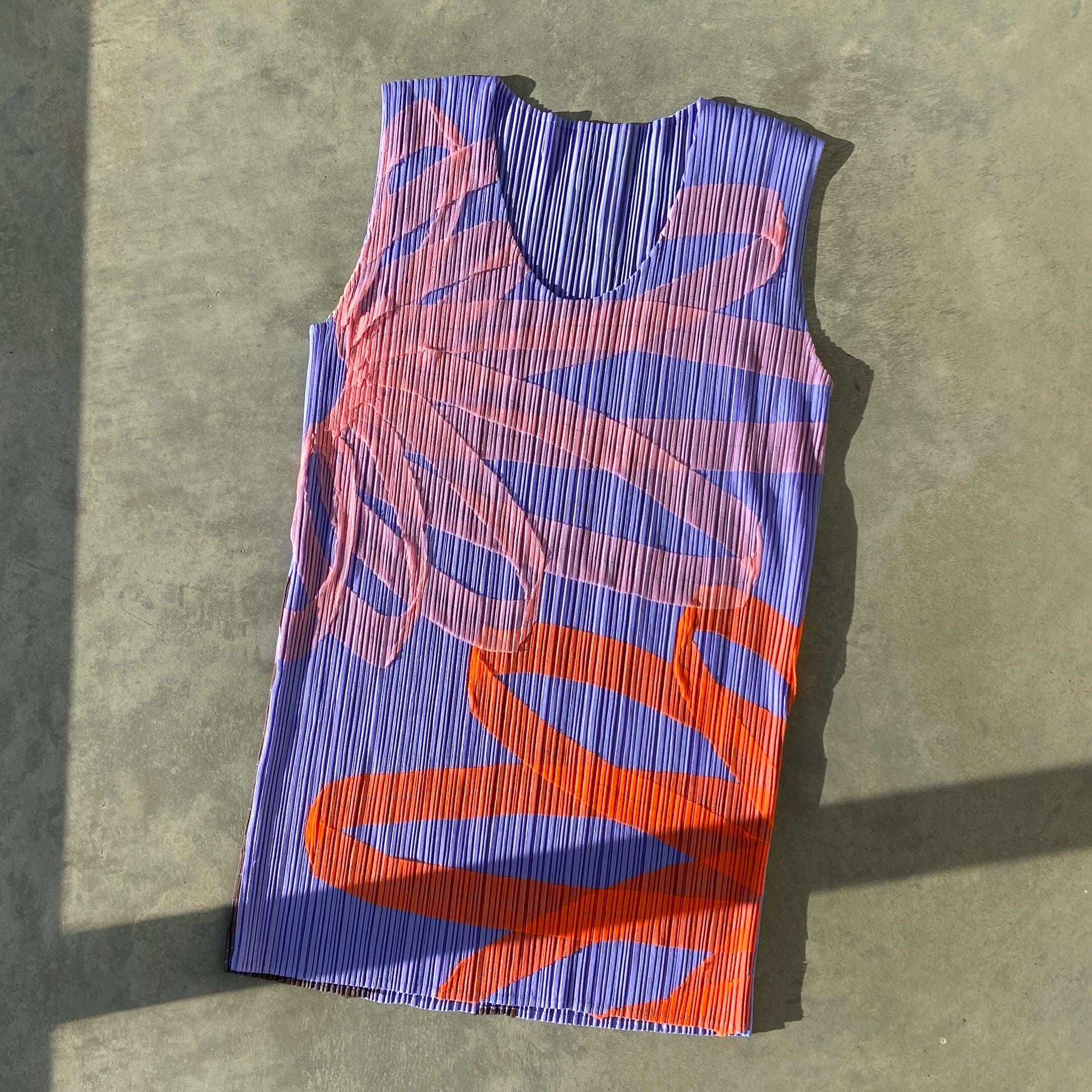 ISSEY MIYAKE 'FLOWERS' PLEATED VEST TOP - XL – BAD MOUTH*