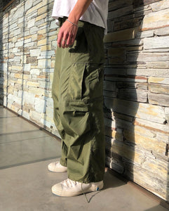 1990S VINTAGE MILITARY CARGO OVERPANTS IN GREEN – Fazed by Finn