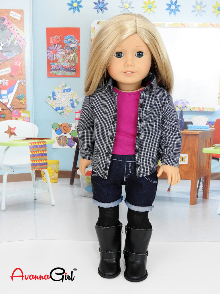 american girl doll school outfit