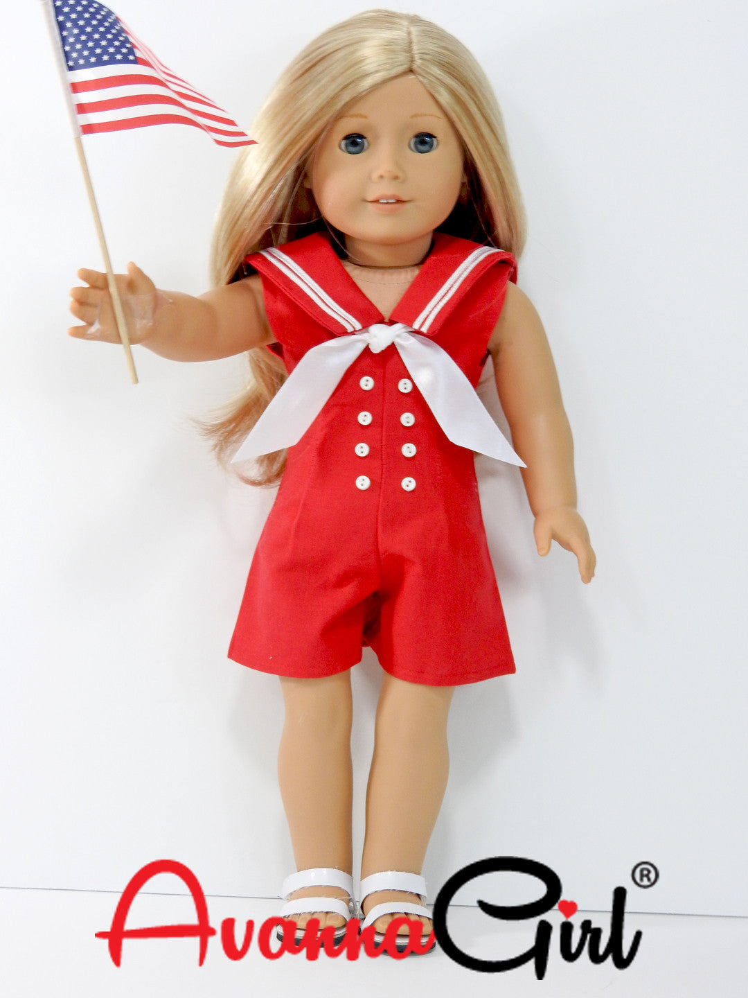 american girl doll romper