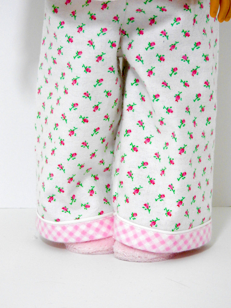 18 Inch Doll Handmade Flannel Pajamas | Avanna Girl