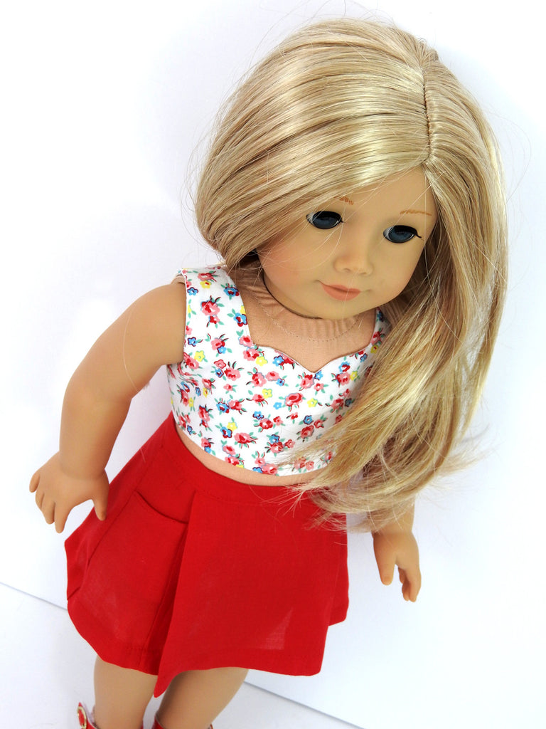 american girl doll crop tops