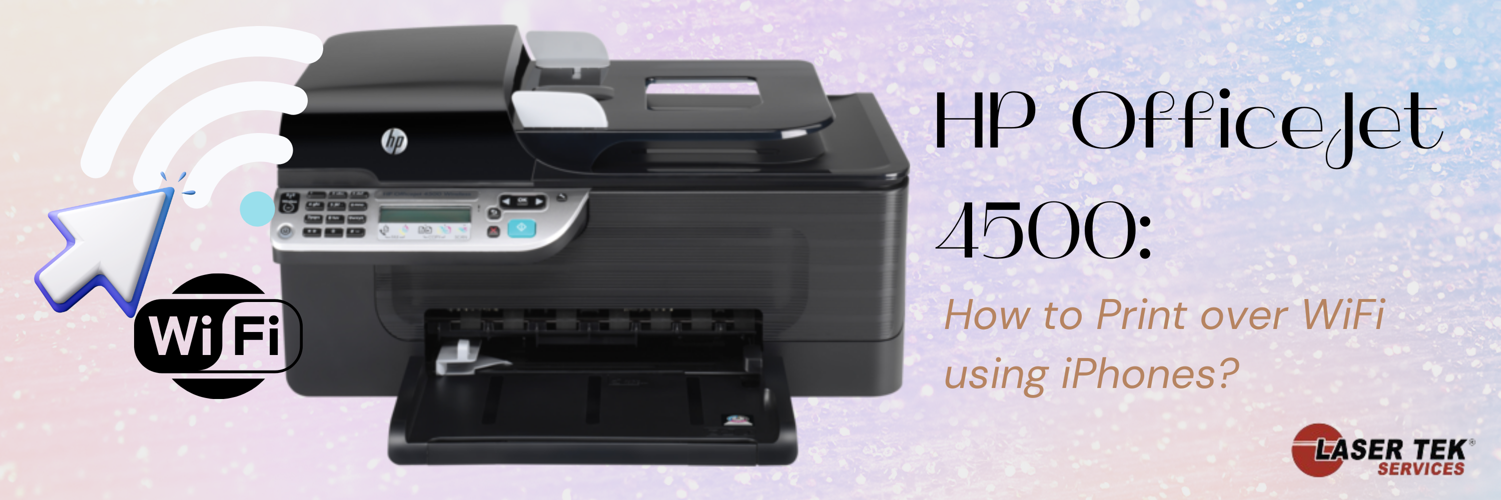 HP OfficeJet 4500: How to Print over using iPhones? – Laser Tek