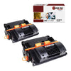 2 Pack Black Compatible HP CF281X Replacement Toner Cartridge for the HP LaserJet M605