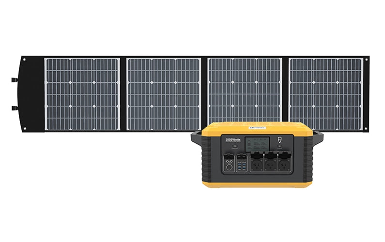 how does a solar generator work