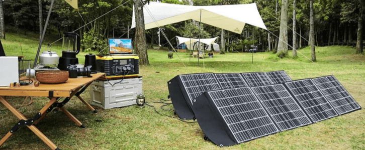 Solar Generator-Powered Tents