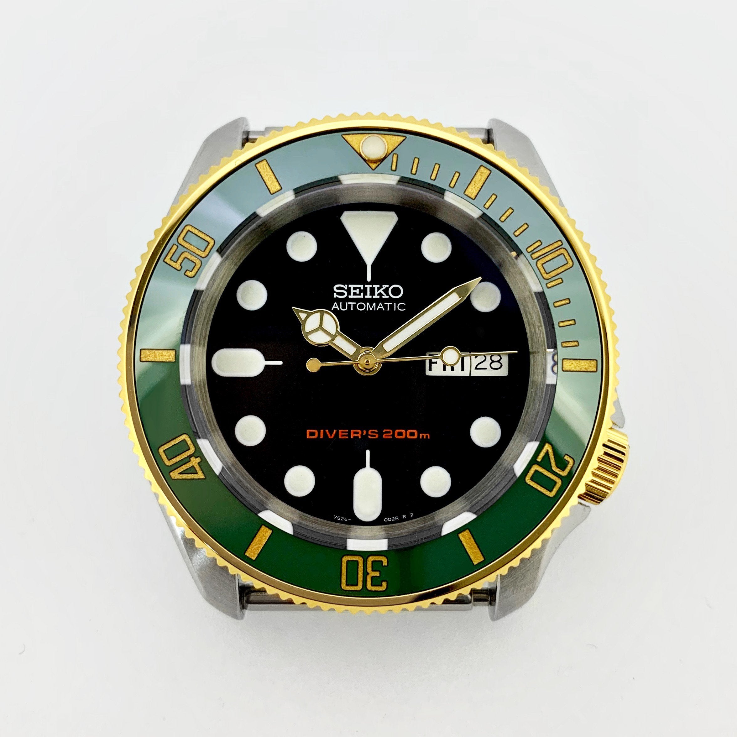 Bezel - SKX007/SRPD Coin Edge - Polished PVD Gold - DLW WATCHES