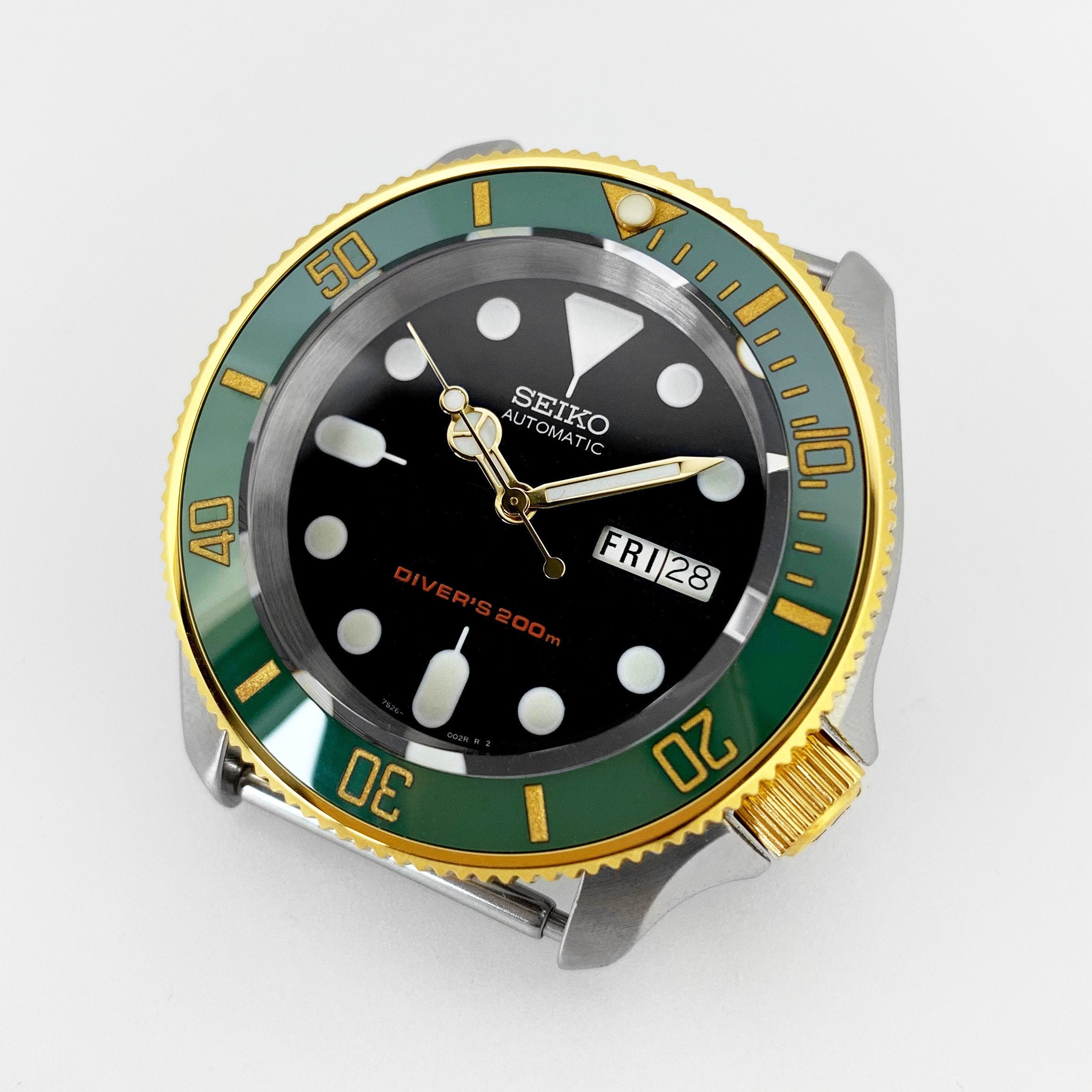 Bezel - SKX007/SRPD Coin Edge - Polished PVD Gold - DLW WATCHES