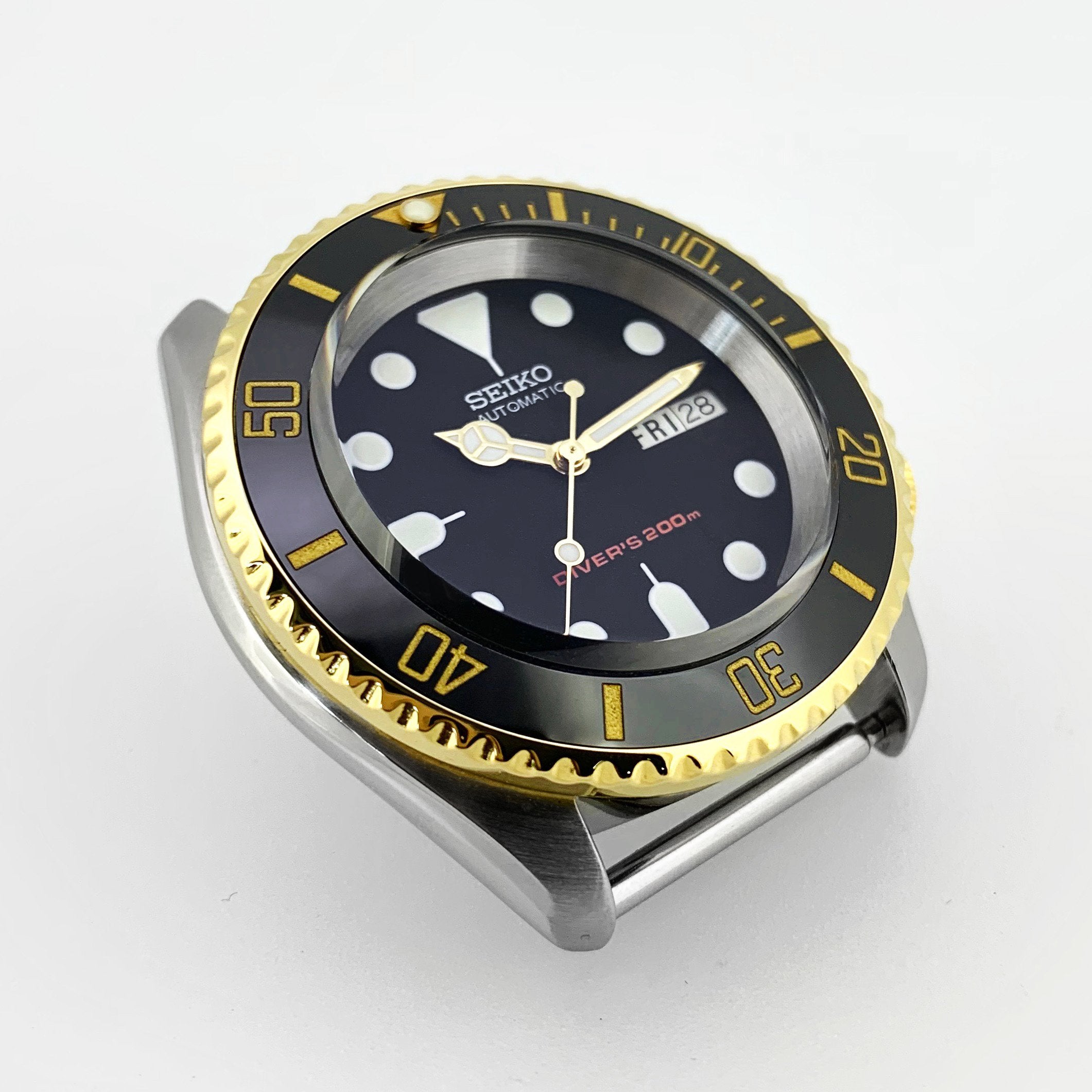Bezel - SKX007/SRPD Deep Sea - Polished PVD Gold - DLW WATCHES